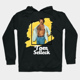 Tom Selleck//Yellow Splash Hoodie